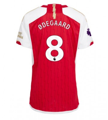 Arsenal Martin Odegaard #8 Replika Hjemmebanetrøje Dame 2023-24 Kortærmet